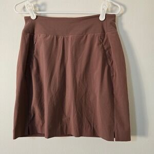 Athleta Soho Skort Womens 4 Tall Tan Skirt